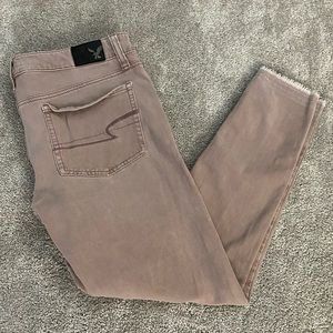 American Eagle Mauve Jeggings